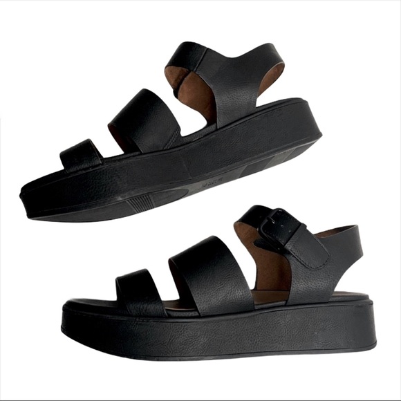 NATURALIZER Brook Platform Sandals Vegan Faux - Picture 2 of 4